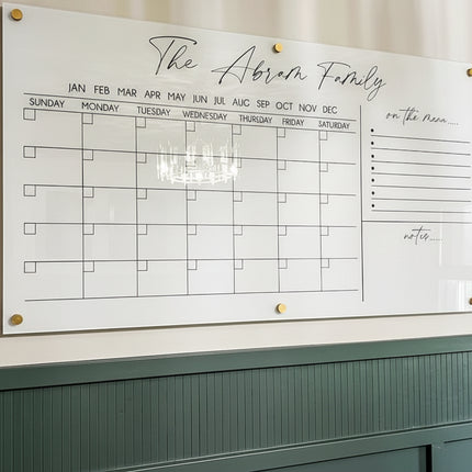 Acrylic Vision Planners
