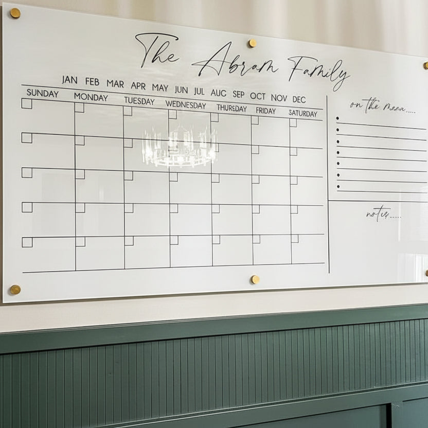 Acrylic Vision Planners