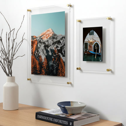 Double-layered Acrylic Frameless Frames