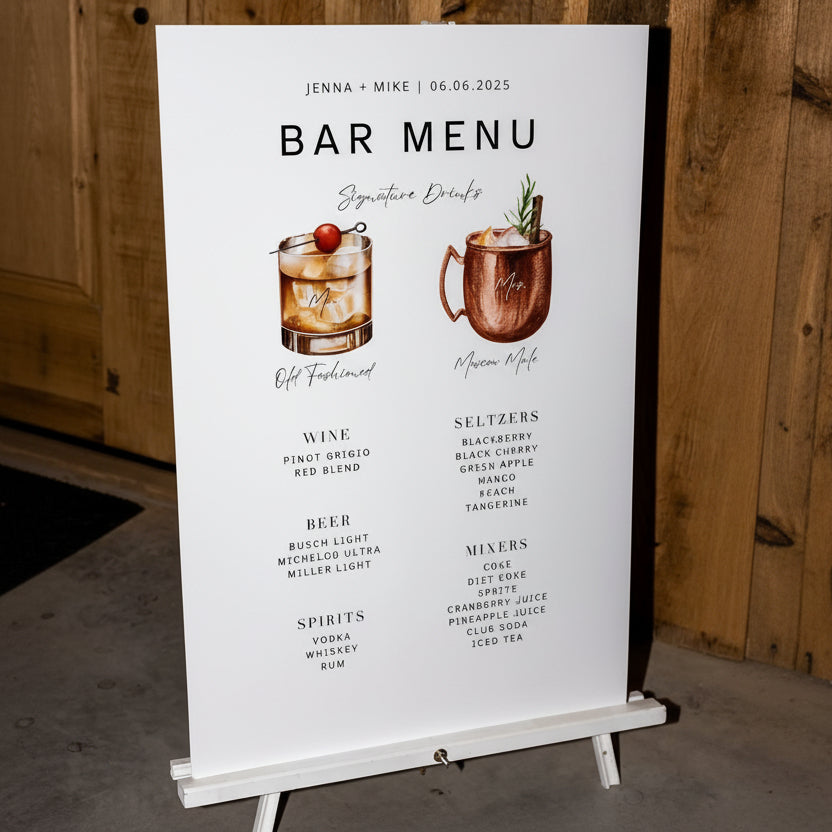 Acrylic Sign Without Stand