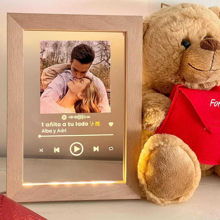 A5 LED Wooden Photo Frame