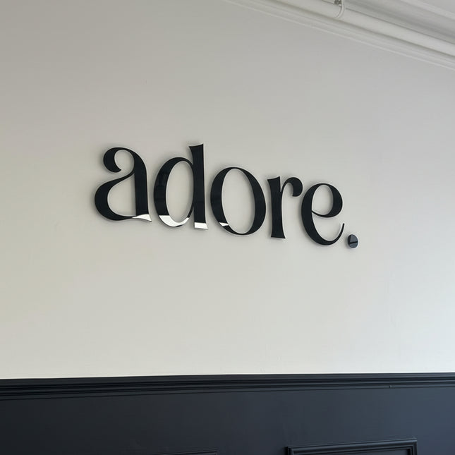 Flat-Cut Letters