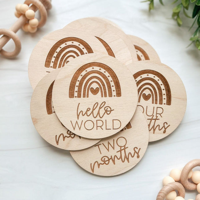13cm Baby Milestones Discs