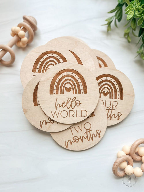 13cm Baby Milestones Discs