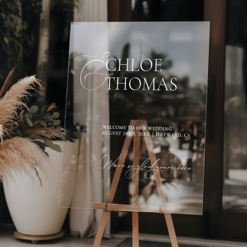 Acrylic Welcome Signage