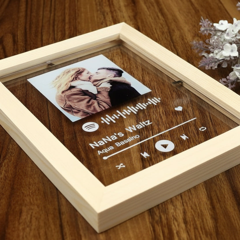 A5 LED Wooden Photo Frame