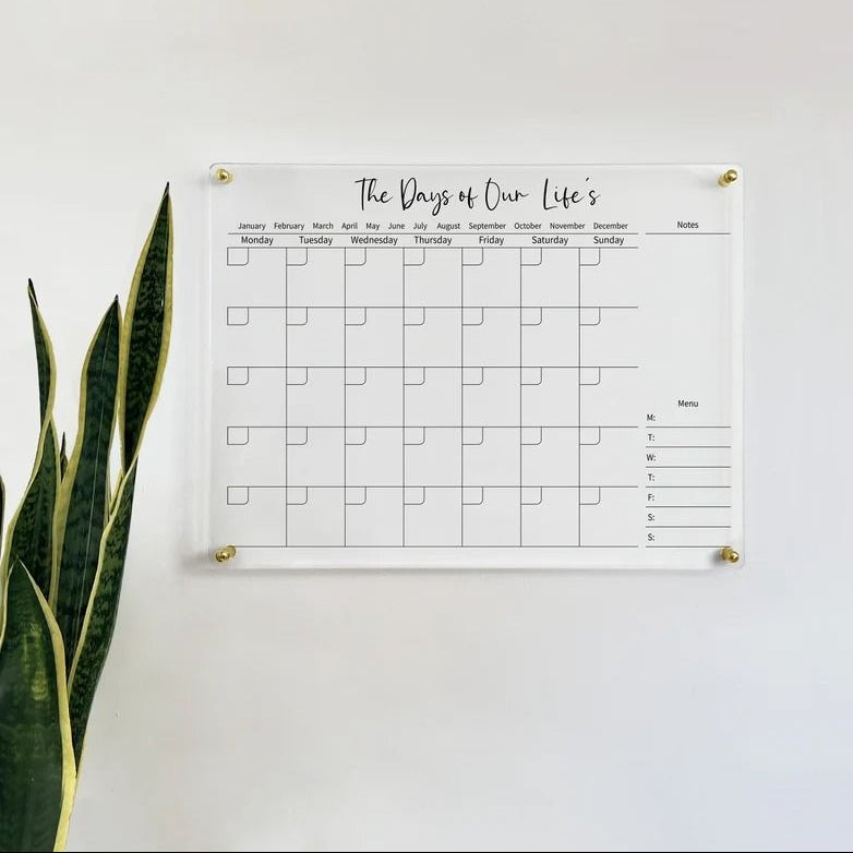 Acrylic Vision Planners