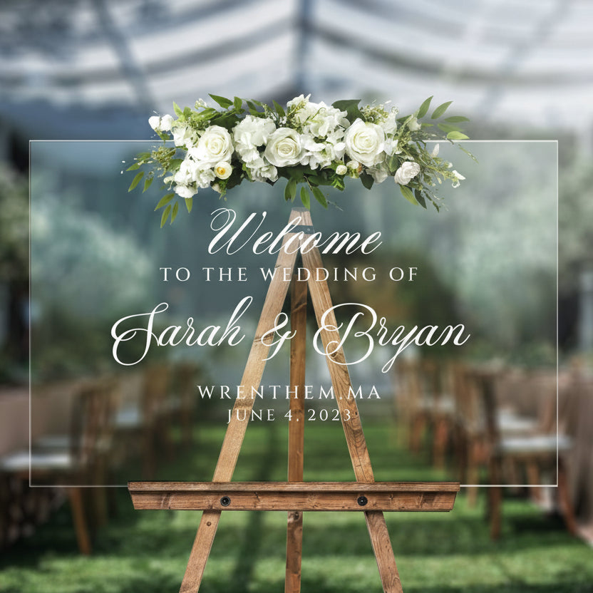Acrylic Welcome Signage