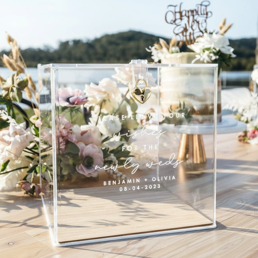 Acrylic Wedding Boxes