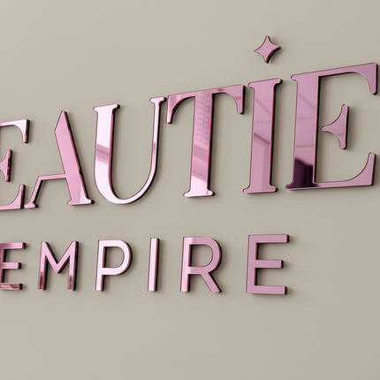 Flat-Cut Letters