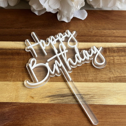 Custom Acrylic Cake Toppers