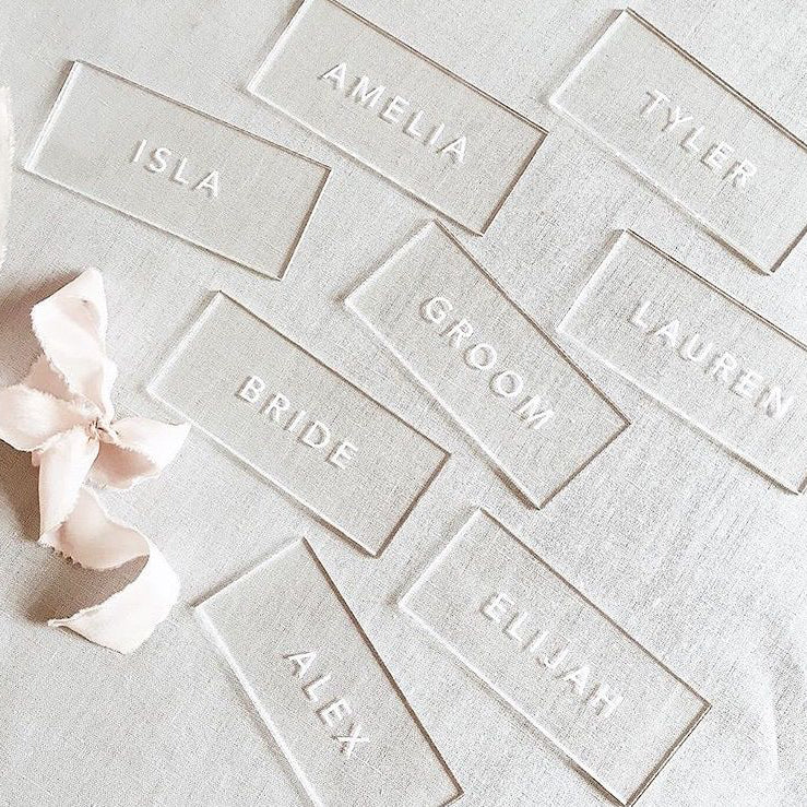 Acrylic Name Tags