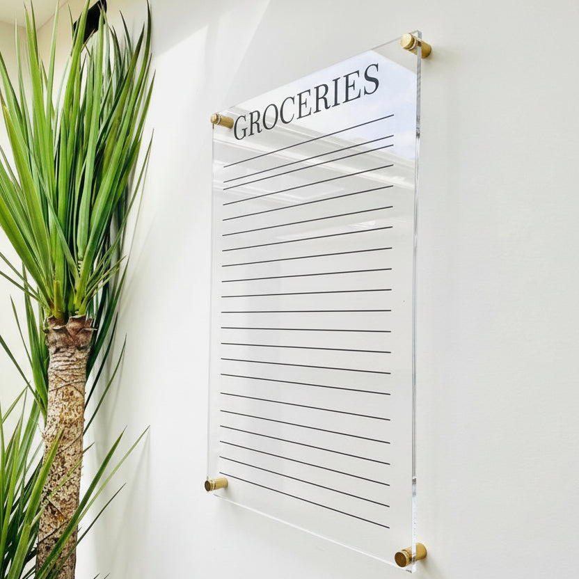 Acrylic Vision Planners