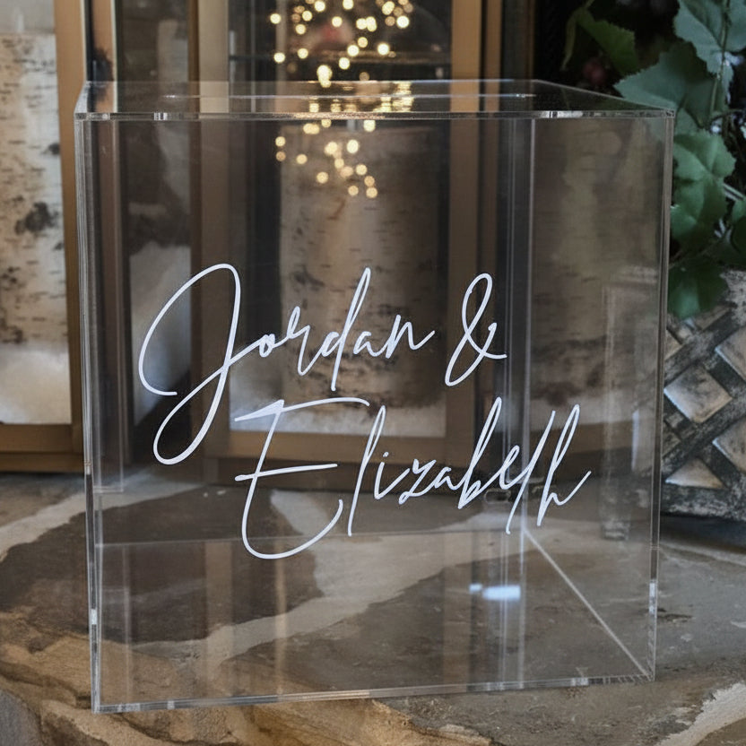 Acrylic Wedding Boxes