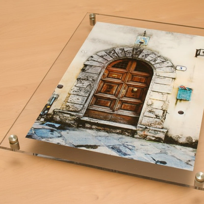 Single-layered UV Printed Acrylic Frameless Frames