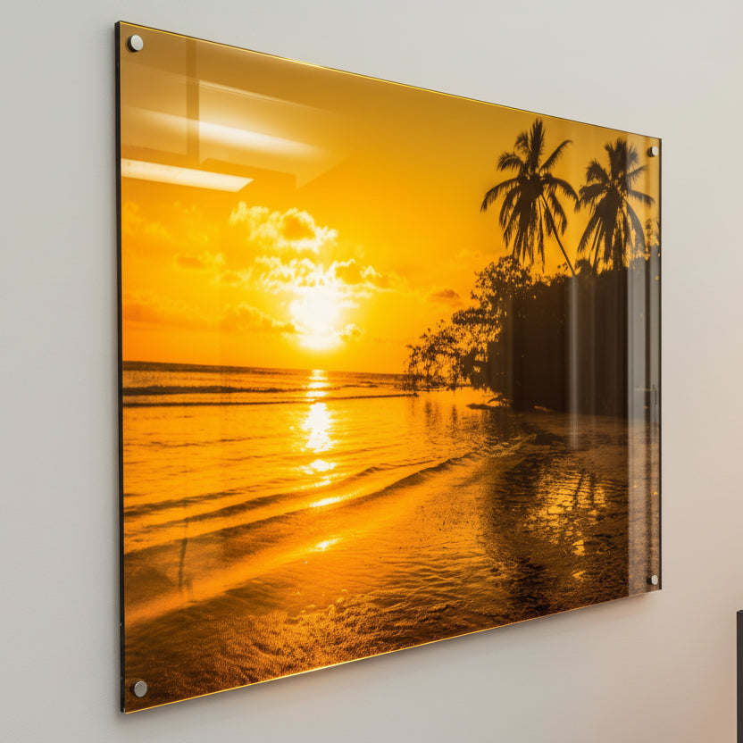 Single-layered UV Printed Acrylic Frameless Frames