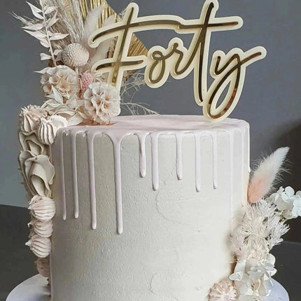 Custom Acrylic Cake Toppers