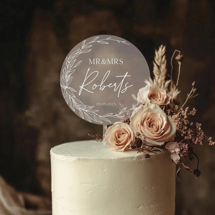 Custom Acrylic Cake Toppers
