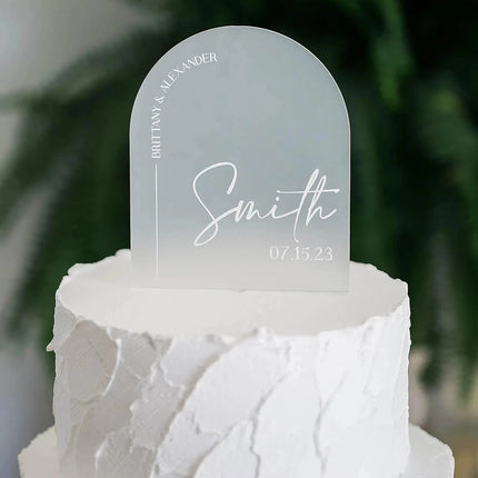 Custom Acrylic Cake Toppers
